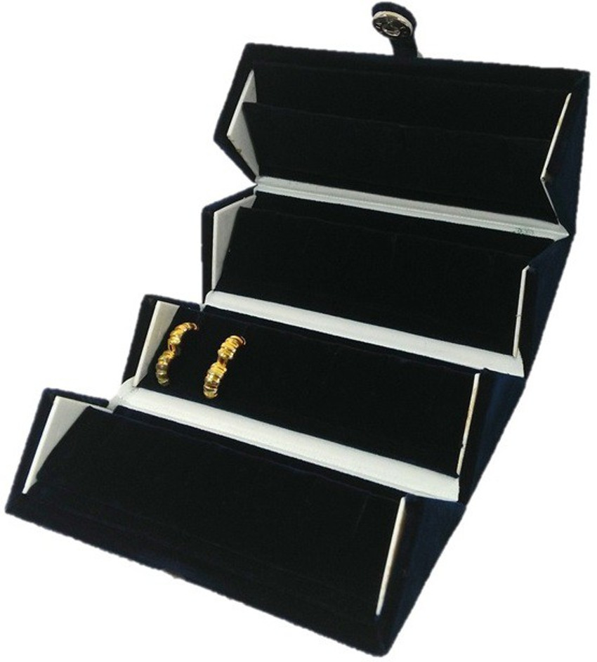 Buy Aadhya heart shape sweat velvet jewellery box set for necklace and  earing storage  organiser box  travelling organiser gift organiser for  women special Vanity Box Black Online at Best Prices