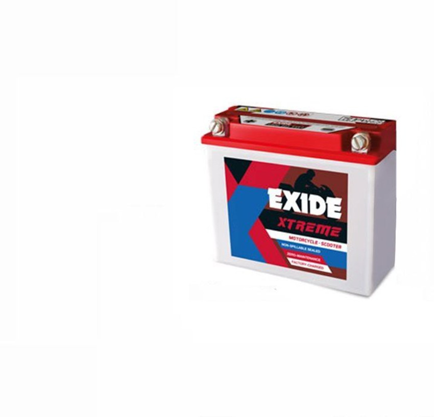 exide battery for bajaj platina price