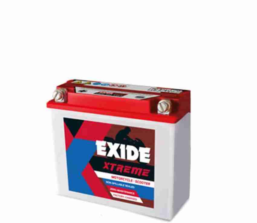 bike battery exide price list