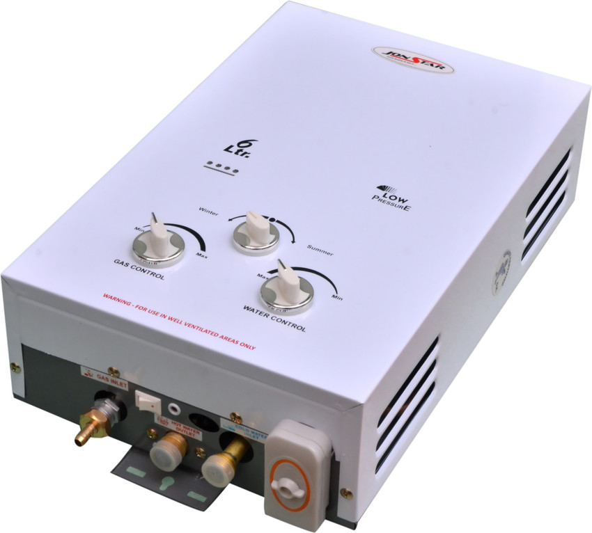 Jonstar 6 L Gas Water Geyser (Jonstar 6 L Gas Water Geyser, White) Price in  India - Buy Jonstar 6 L Gas Water Geyser (Jonstar 6 L Gas Water Geyser,  White) online at Flipkart.com