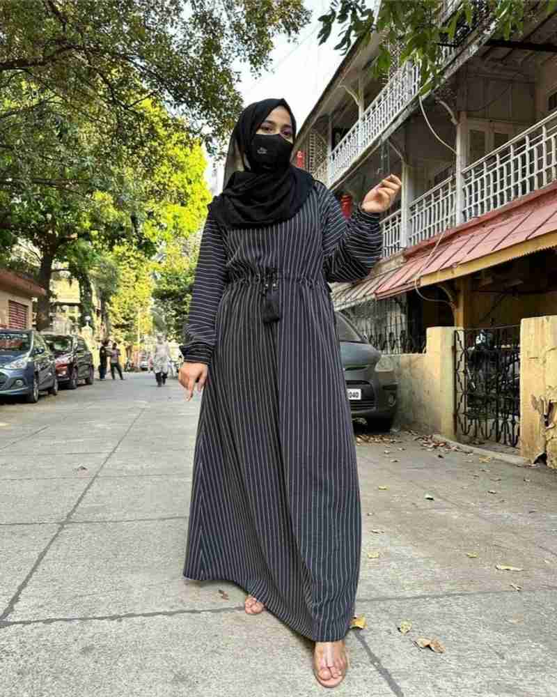 aK collection Lining firdous Patti Dori Burqa Latest Fancy Stylish ...