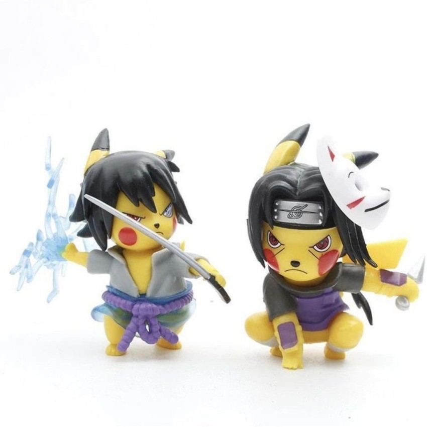 5 peças Uzumaki Naruto Anime Figuras Pikachu Cosplay Namikaze