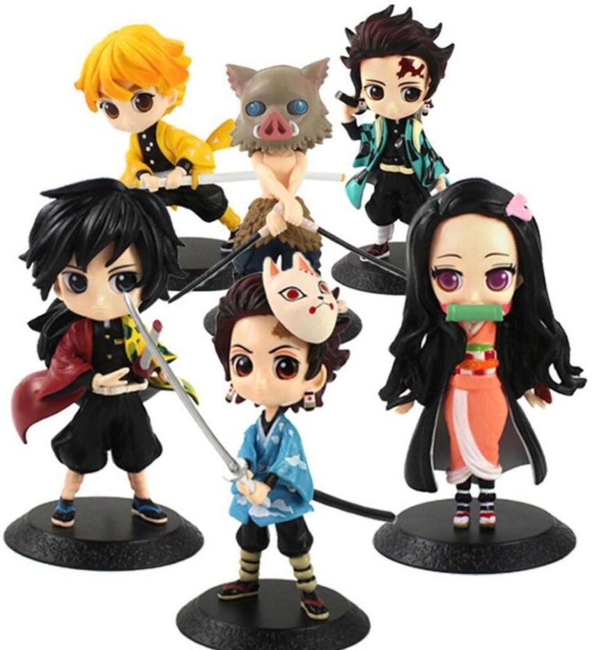 Buy Trunkin Demon Slayer Figures Chibi Small Action Figure Set of 5 Model  C 23 Inches Kimetsu no Yaiba Anime Figures Doll Toys Fan Collection  Gifts for Kids and Adults Online at