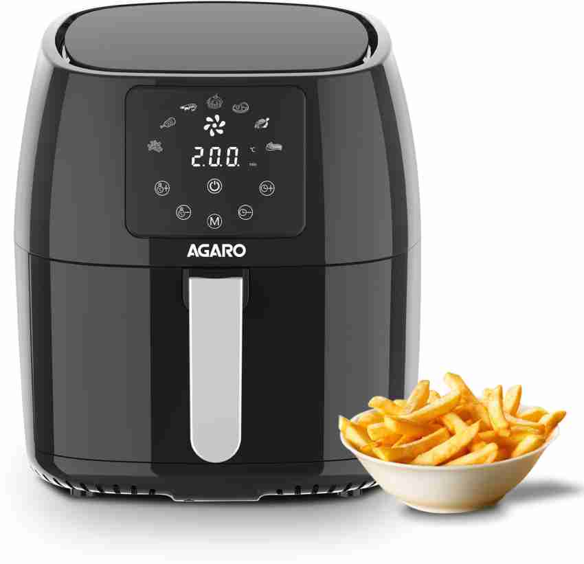 AGARO Sapphire Digital Air Fryer For Home, Electric Oven, 1400W