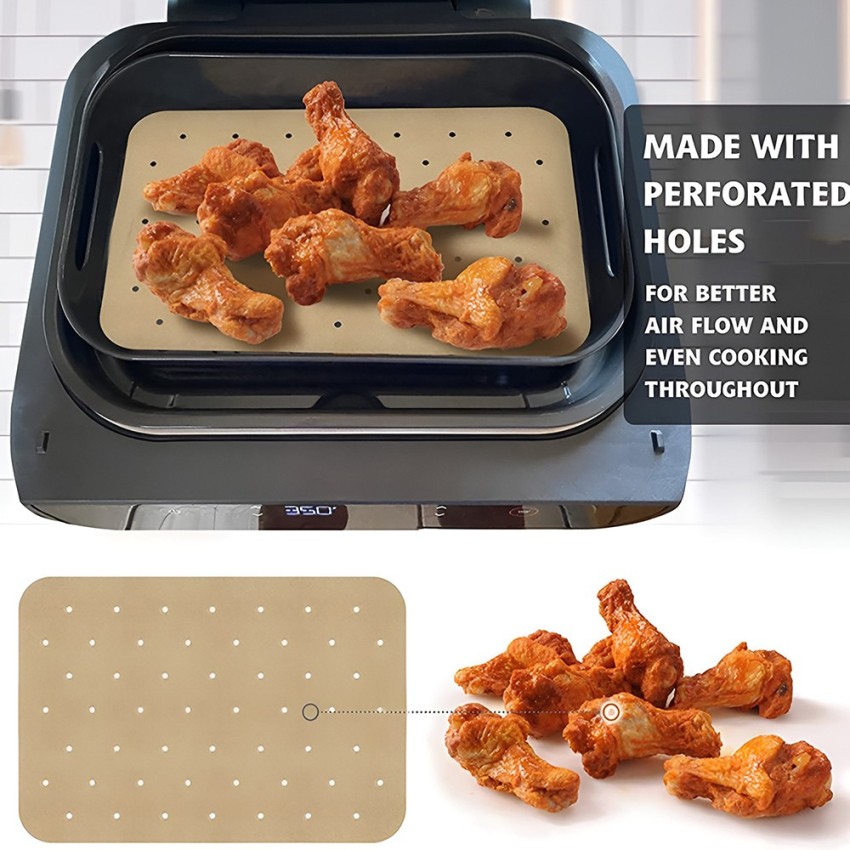 HASTHIP 100 Sheet Air Fryer Disposable Paper Liner, 8''*5.5'' Perfor Airfryer  Tray Price in India - Buy HASTHIP 100 Sheet Air Fryer Disposable Paper  Liner, 8''*5.5'' Perfor Airfryer Tray online at