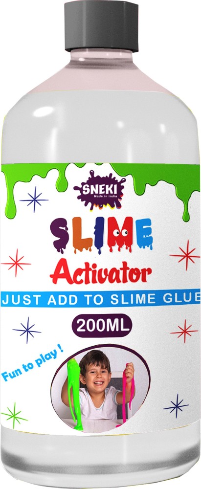 Curious Bud Slime Making Glue of 4 Bottles (110ml each) with 220ml Slime  Activator - Slime Making Glue of 4 Bottles (110ml each) with 220ml Slime  Activator . shop for Curious Bud