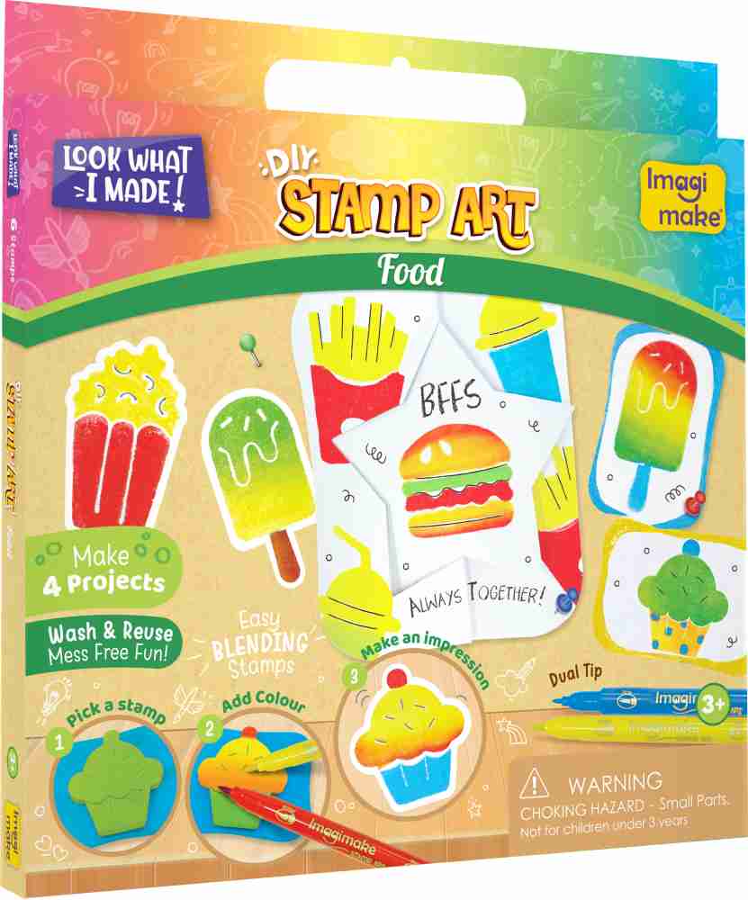 Stamping Set Imagimake Stamp Art-Ocean, Child Age Group: 4 - 8 Years