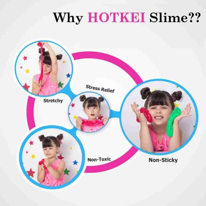 Buy HOTKEI (Pack of 6 galaxy slimes) multicolor fruit scented