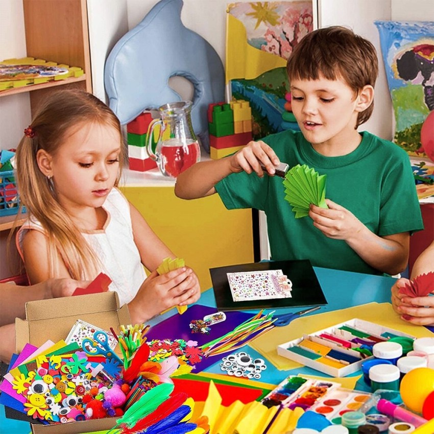 Sharum Crafts Art Supplies for Kids Craft Art Kit for Boys Girls