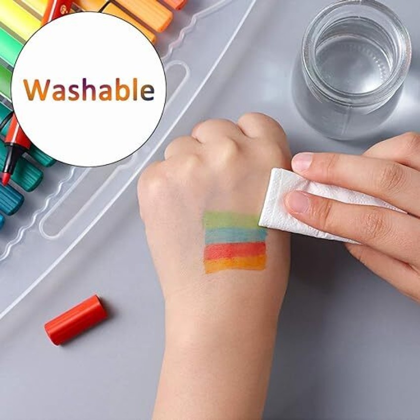 Pulsbery Sketch pen Color For Kids sketch colors for kids  Nib Sketch Pens with Washable Ink - sketch Pen For Kids