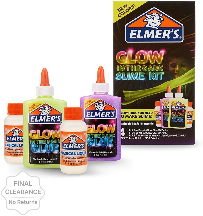 Elmers Metallic Slime Activator Magical Liquid Glue Slime Activator, 65g.  Bottle 