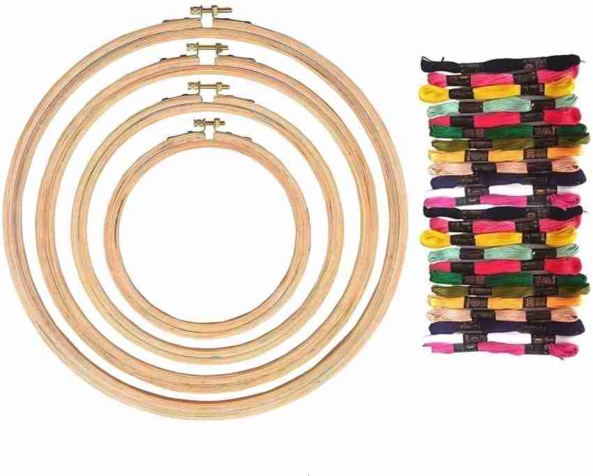 rawzone Wooden Embroidery Hoop/Frame for Crafters Set of 4 Different Size  5,6,8,12 Inch Embroidery Hoop Price in India - Buy rawzone Wooden  Embroidery Hoop/Frame for Crafters Set of 4 Different Size 5,6,8,12