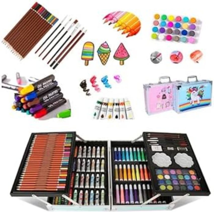 Artist Colour Set Unicorn Color Box with Multiple Coloring Kit