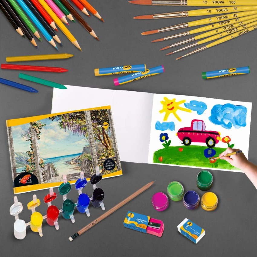 YAKONDA Drawing Kit For Kids, Celebration Kit - Gift Pack