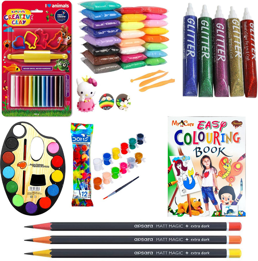 YAKONDA Art Set/Artists Sketching Drawing Materials Craft  Supplies Return Gift - Art Set/Art&Craft Set/Art And Craft Kit