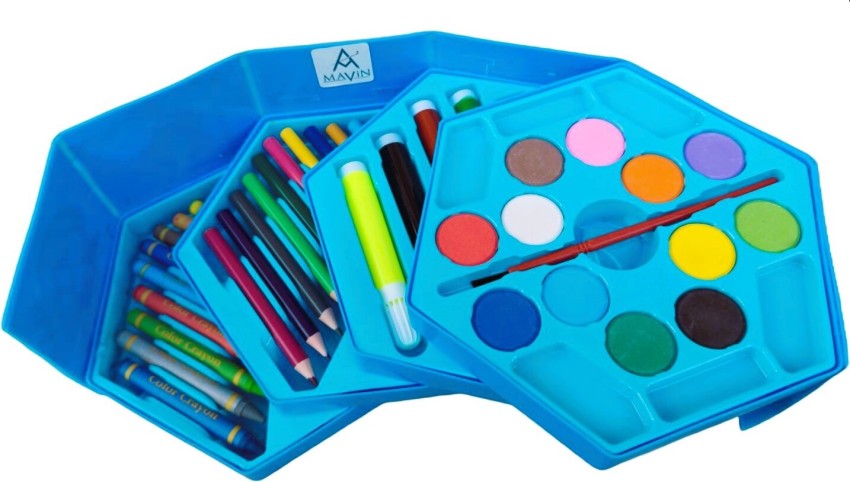  Mavin Colours Set For Kids, Drawing Kit 42 Pc Color Tools &  Art Accessories