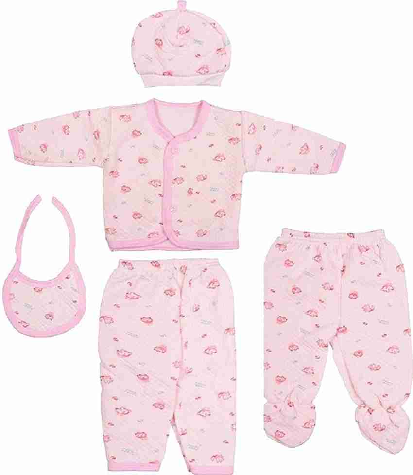 Miss & Chief Newborn Baby Winter Wear Dress Suit Set 5 Pcs Pack ...