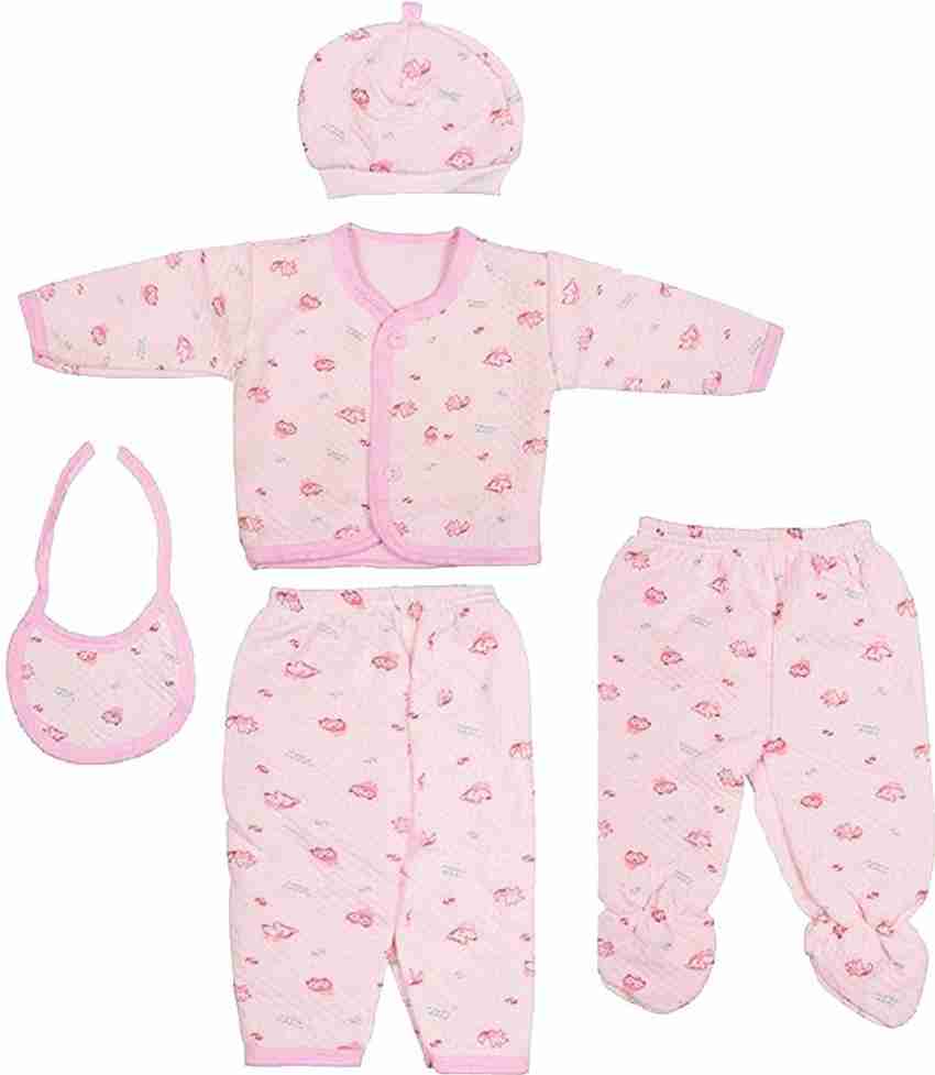 Miss & Chief Newborn Baby Winter Wear Dress Suit Set 5 Pcs Pack ...