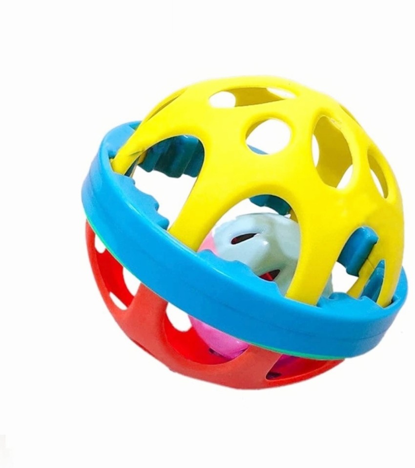 Plastic Non Toxic Shake Grab Ball Baby Rattles, For Kids