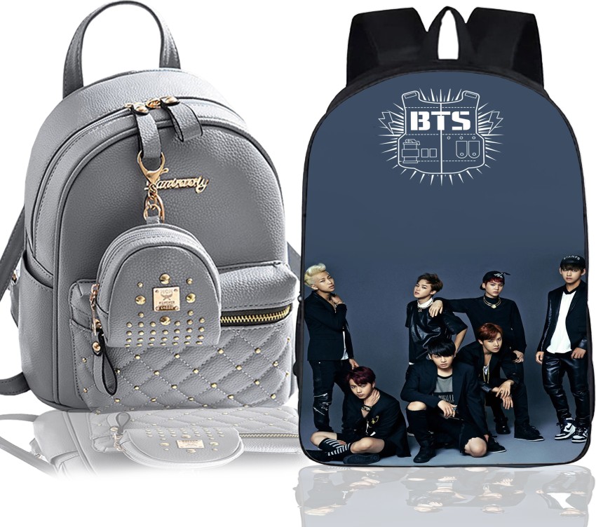 khatushyam collection Stylish BTS Printed On Front  Side, College/School/Tuition Backpack for BTS Lovers 10 L Backpack  Multicolor - Price in India