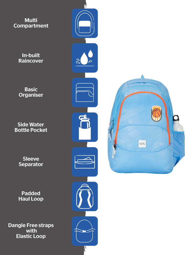 Wildcraft WIKI Junior 2 Pixel 19.5 L Backpack Blue - Price in India