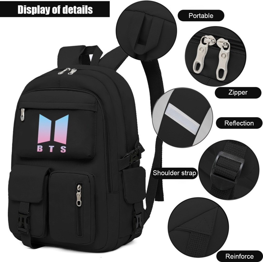 Buy Jimin Printed Backpack for girls Kpop Park Jimin BTS Bangtan