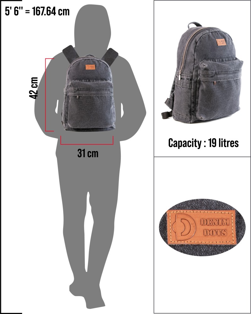 Buy Denim Backpack, Small Back-pack