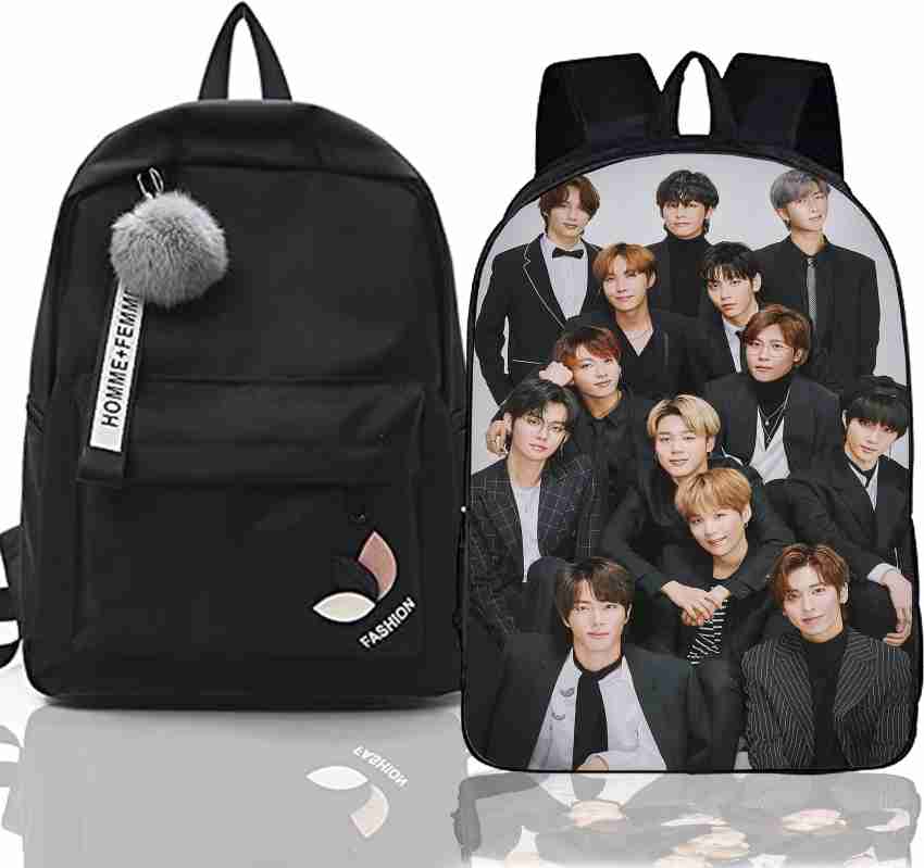 khatushyam collection Stylish BTS Printed On Front  Side, College/School/Tuition Backpack for BTS Lovers 10 L Backpack  Multicolor - Price in India
