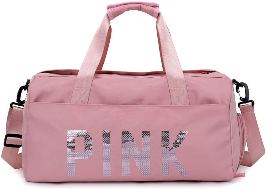 Goodern Carry On Bag Gym Bag for Men Women Waterproof Cylindrical Shoulder  Outdoor Backpack Travel Bag Handbag Pink Gym Bag Ladies Men Gym Bag Sports  Bag Weekender Bag Travel Duffel Bag Shoulder