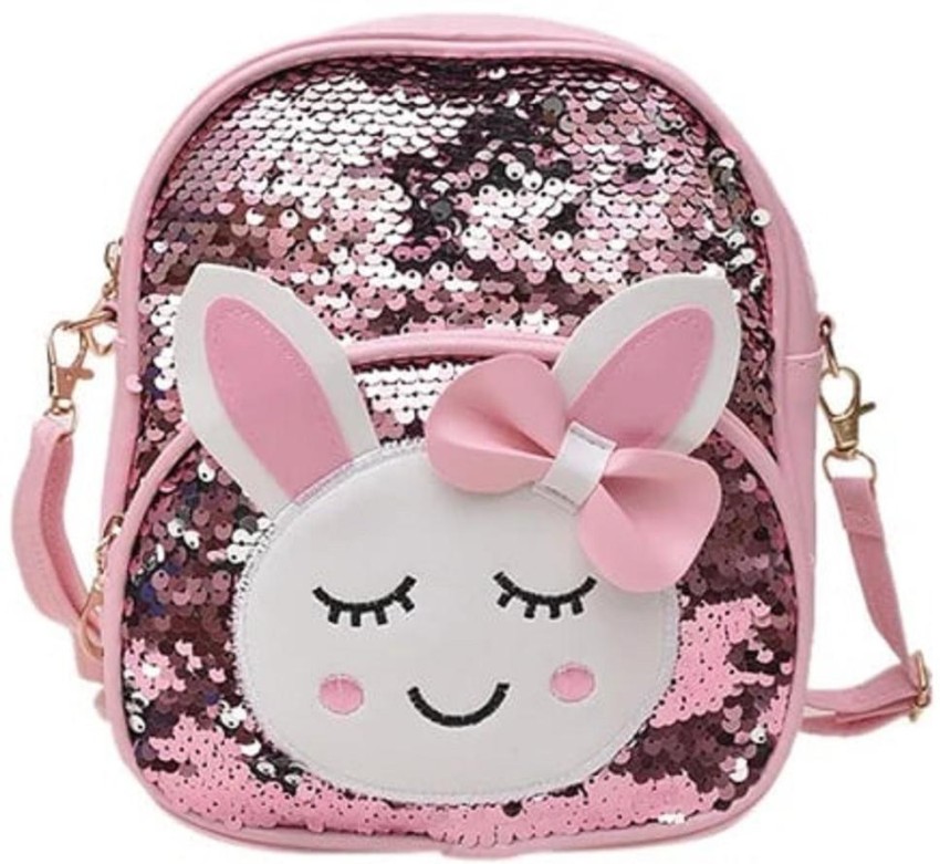 AI ACCESSORY INNOVATIONS Hello Kitty Girls 4 Piece Backpack Set, Iridescent  Flip Sequin 16 School Bag with 3D Features, Front Zip Pocket, Pink 