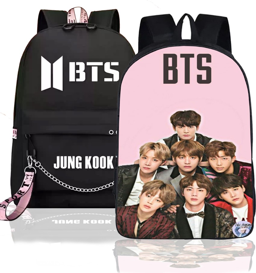 khatushyam collection Stylish BTS Printed On Front  Side, College/School/Tuition Backpack for BTS Lovers 10 L Backpack  Multicolor - Price in India