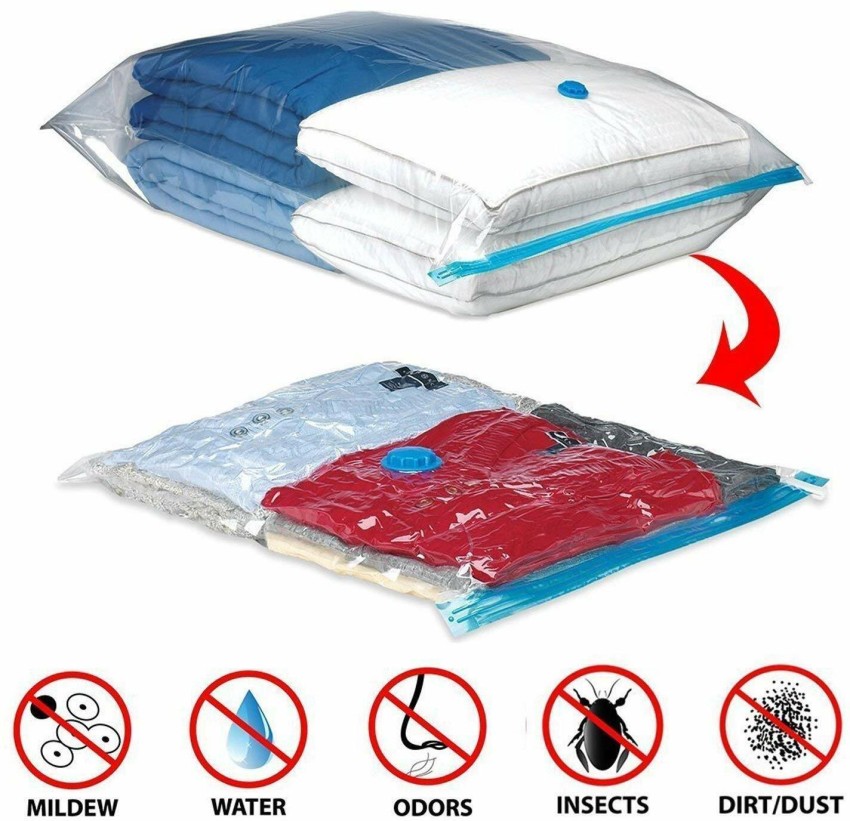 ALFONSIYAZ Vacuum Bags for Clothes with Handy Suction Pump, Vacuum Storage  Bags-6 High Volume Storage Vacuum Bags, Travel Storage Vacuum Bags Price in  India - Buy ALFONSIYAZ Vacuum Bags for Clothes with