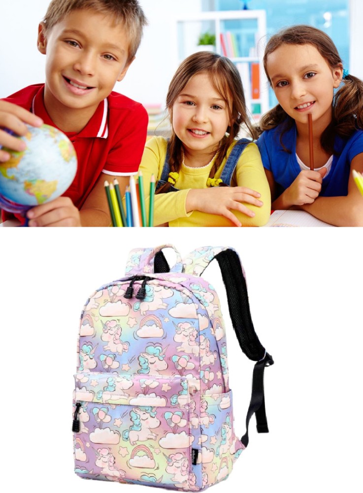 KAIASHA cute backpack for girls and women 15 L Backpack multicolor - Price  in India
