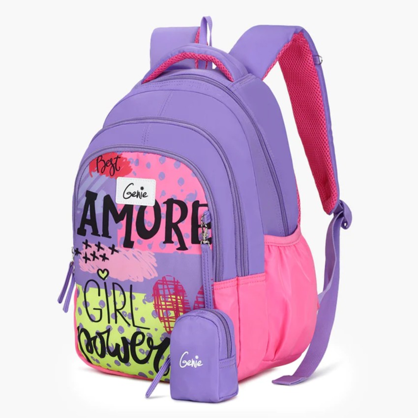 Genie School Backpack Print Green 19 Inches Online in India, Buy at Best  Price from Firstcry.com - 11020259
