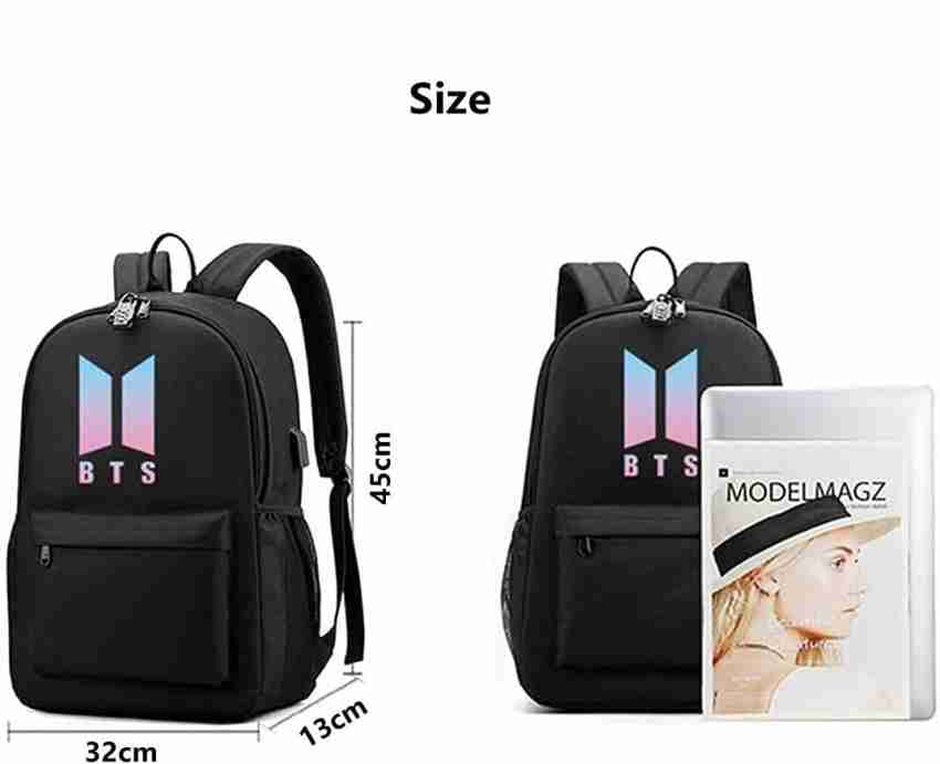 Liftoff Trending Stylish Casual Waterproof BTS Bag For School College  Tuition Girls 30 L Backpack Pink - Price in India