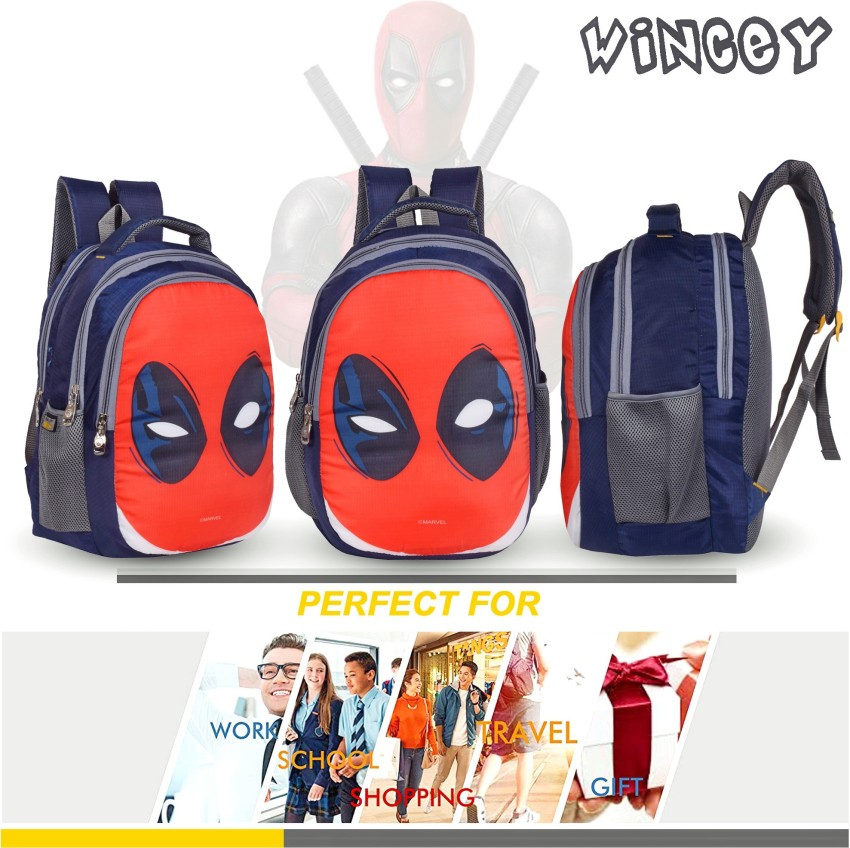 16 Inch Anime Superhero Deadpool Backpack Rucksack Girl Boys School Bag  Travel Laptop Bag Kindergarten Bookbag For Children Kids   AliExpress  Mobile
