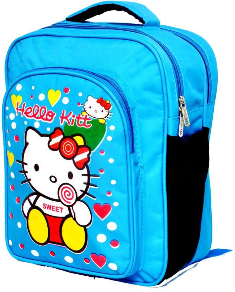 Cotton Printed Hello Kitty Kids School Bag