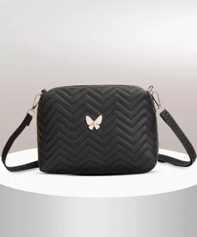 Buy Prada Sling Bag(Black) on Flipkart