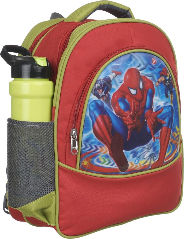 Marvel Spiderman 16 Backpack with Lunch Bag and Water Bottle 