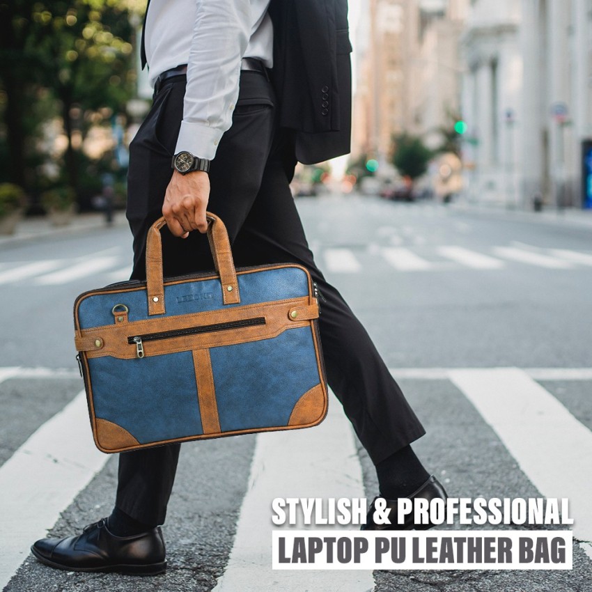 Solander Faux Leather Regular Use Best Laptop Messenger Bag For Boys  Mens  LSG03Leather Bag 2  Amazonin Computers  Accessories