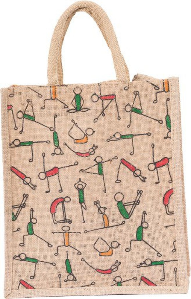 H&B Jute Bags Combo- Jute Lunch Bags Combo - Spiral : Amazon.in: Garden &  Outdoors