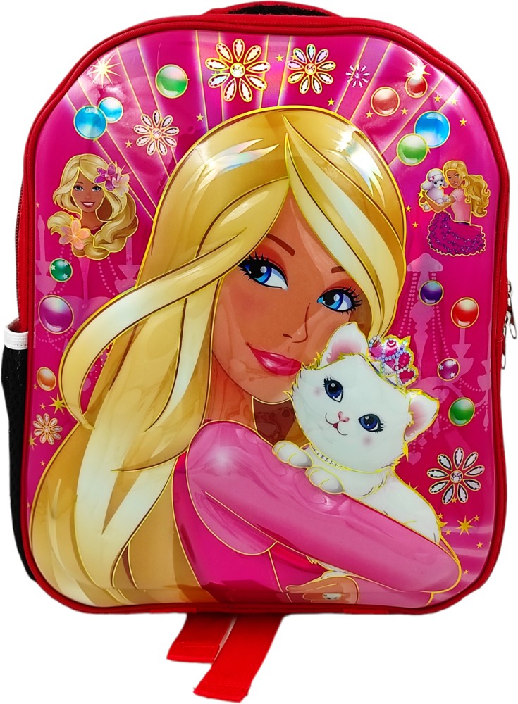Barbie High Quality Cartoon Character School Bag for Primary Level Kids -  Buyon.pk