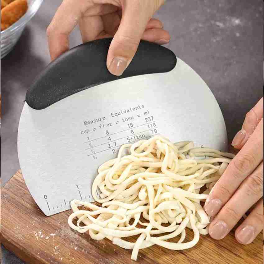 Chopper Dough Scraper Stainless Steel Pizza Kits Cutter Kitchen