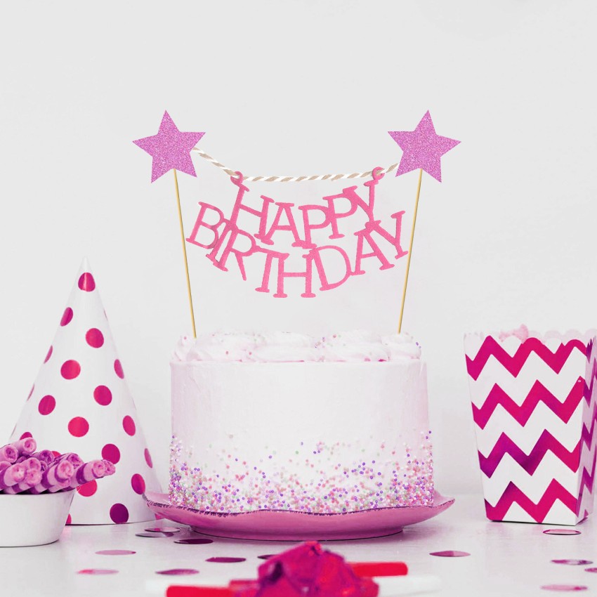 Happy Birthday Cake Topper Gold Glitter Silver Glitter - Etsy | Happy  birthday cake topper, Happy birthday cake pictures, Happy birthday cakes