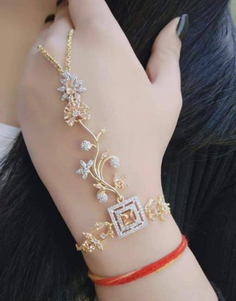 Buy 2 Golden Chain  1 Bracelet  1 Ring MGJ6C Online at Best Price in  India on Naaptolcom