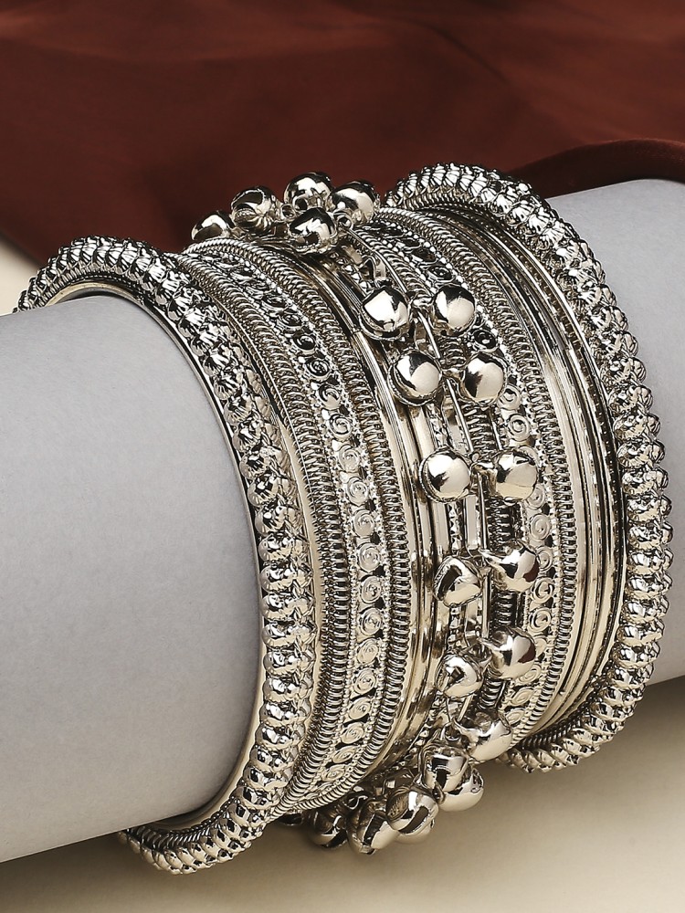 Buy Silver Bracelets & Kadas for Men by Oomph Online