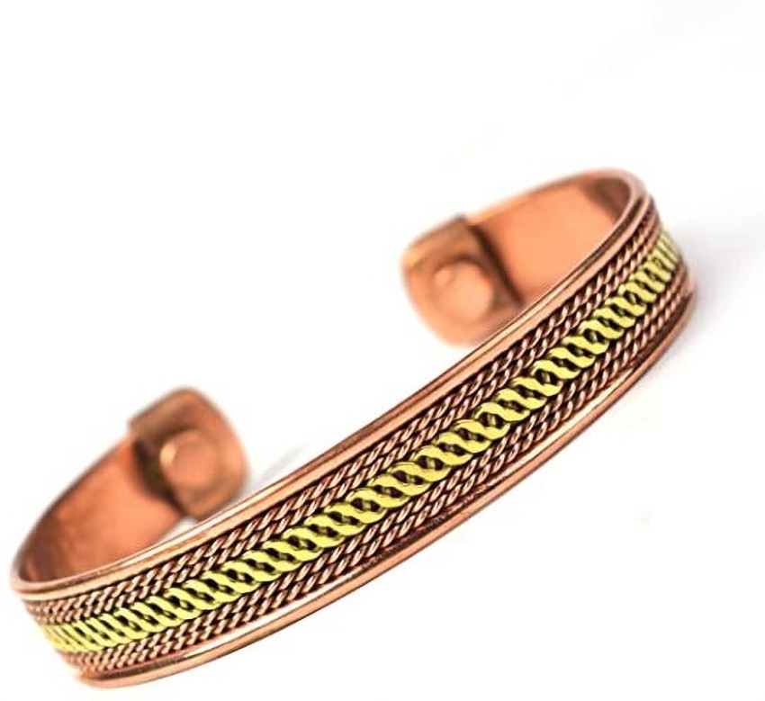 Unisex Chunky Celtic Copper Bracelet  Bijoux Chics Jewellery