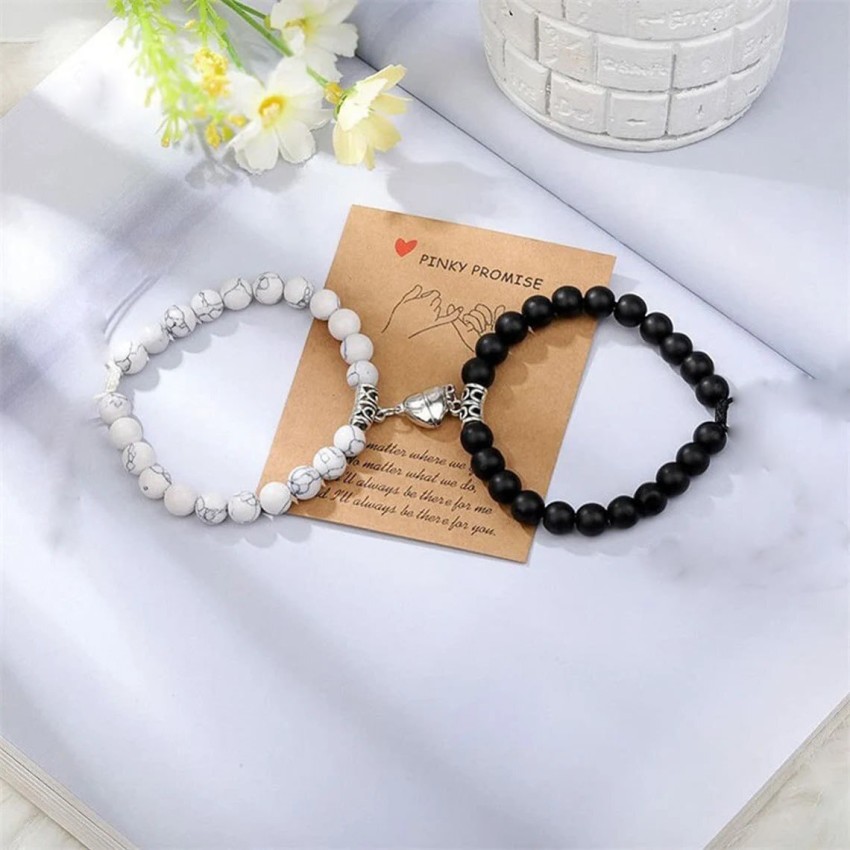 Buy Magnetic Matching Bracelets. Pinky Promise Couples Bracelet. Online in  India 