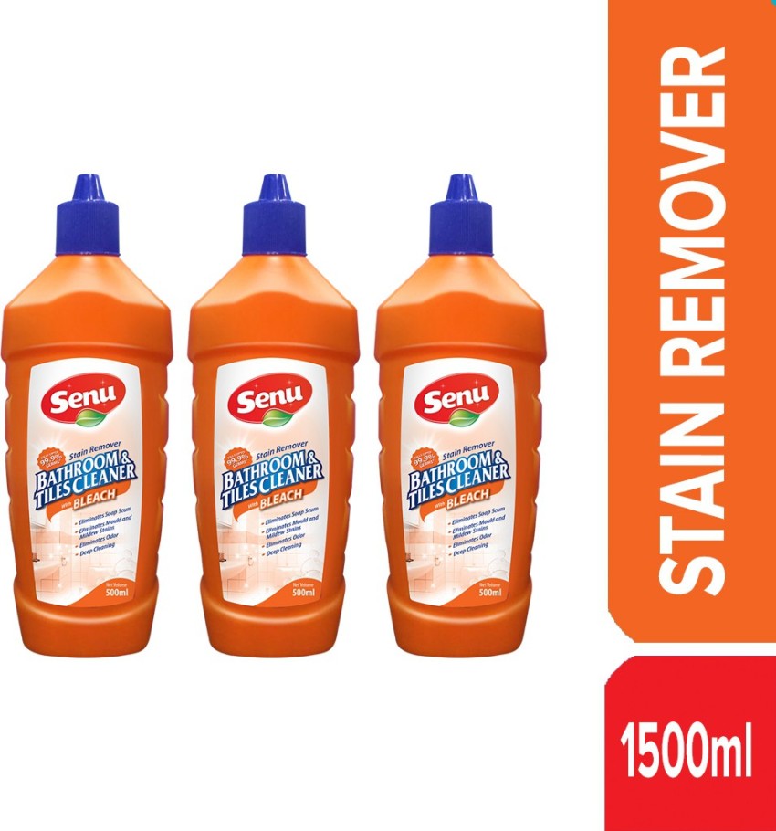 Senu Bathroom & Tiles Cleaner with Bleach 500 ML (Pack of 2) Floral Price  in India - Buy Senu Bathroom & Tiles Cleaner with Bleach 500 ML (Pack of 2)  Floral online at