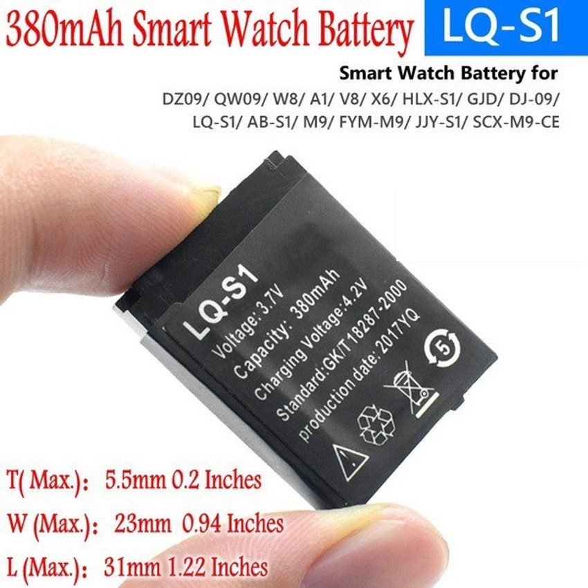 Aggregate more than 167 v8 smart watch battery best vietkidsiq.edu.vn